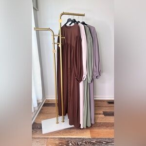 Elegant Long Sleeve Maxi Dresses Abaya dress Muslim dress